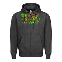 Charcoal Heather st patricks day texas Zipper Hoodie - Artiststas