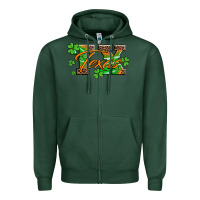 Sports Green st patricks day texas Zipper Hoodie - Artiststas