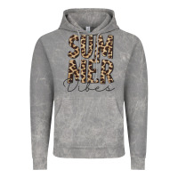 Cloud Rock summer vibes leopard Vintage Hoodie - CowCowDesign