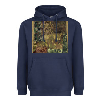 Navy camouflage leopard patches Heavyweight Hoodie - BarkalooDesign