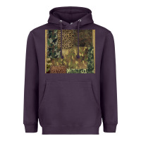 Plum camouflage leopard patches Heavyweight Hoodie - BarkalooDesign