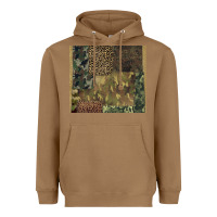Toasted Coconut camouflage leopard patches Heavyweight Hoodie - BarkalooDesign