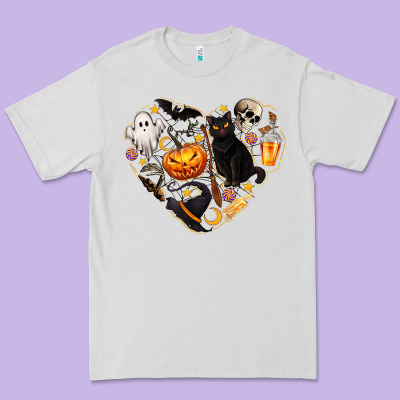 Halloween Heart Premium Tee Designed By Texasbilliewilder