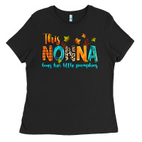 Black This nonna loves her little pumpkins Ladies Tee - texasbilliewilder