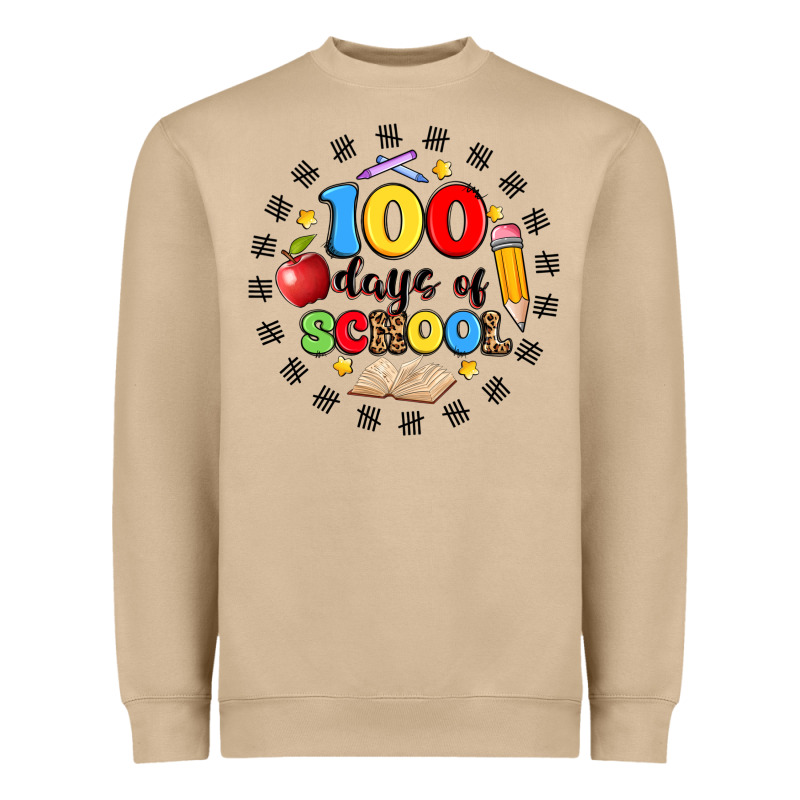 100 Days Of School Heavyweight Sweatshirt by Artiststas | Teevron