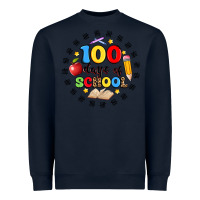 Navy 100 days of school Heavyweight Sweatshirt - Artiststas