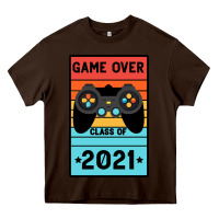Chocolate Brown Game Over Class Of 2021 Heavy Core Tee - Bettercallsaul