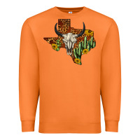Carrot bull skull texas map western Premium Sweatshirt - BarkalooDesign