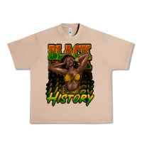 Burro Black history afro woman Urban Heavy Tee - HowdyJamesFarm