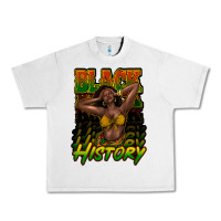 Lunar Rock Black history afro woman Urban Heavy Tee - HowdyJamesFarm