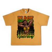 Peanut Butter Black history afro woman Urban Heavy Tee - HowdyJamesFarm