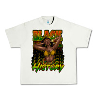 Pistachio Black history afro woman Urban Heavy Tee - HowdyJamesFarm