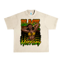 Sandshell Black history afro woman Urban Heavy Tee - HowdyJamesFarm