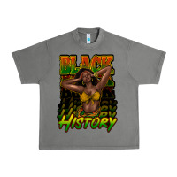 Tornado Black history afro woman Urban Heavy Tee - HowdyJamesFarm