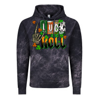 Cloud Black St. Patrick's Luck and roll Vintage Hoodie - OliviaCreatesArt
