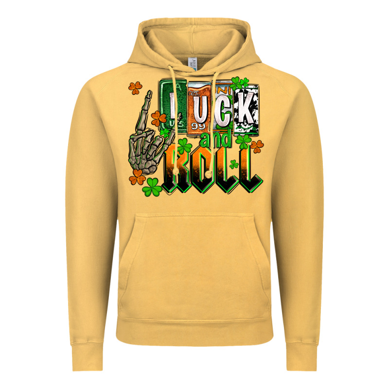 St. Patrick's Luck And Roll Vintage Hoodie by OliviaCreatesArt | Teevron