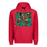 Cardinal Longhorn Pattern Premium Hoodie - CowhideDigitalArt