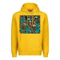 Lemon Longhorn Pattern Premium Hoodie - CowhideDigitalArt