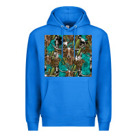True Royal Longhorn Pattern Premium Hoodie - CowhideDigitalArt