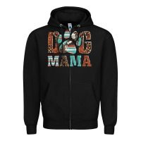 Black dog mama Zipper Hoodie - Artiststas