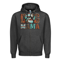 Charcoal Heather dog mama Zipper Hoodie - Artiststas