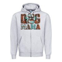 Heather Grey dog mama Zipper Hoodie - Artiststas