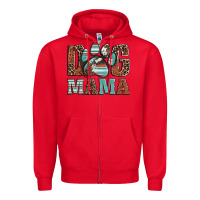 Red dog mama Zipper Hoodie - Artiststas