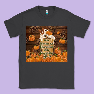 Make Pumpkin Spice Classic Tee Designed By Tumblerdesignbyshophia