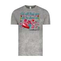 Cloud Rock Let all that you do be done in love 1 corinthians Vintage Tee - HowdyJamesFarm