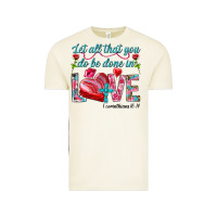 Vintage Arctic Let all that you do be done in love 1 corinthians Vintage Tee - HowdyJamesFarm