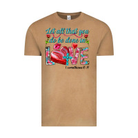 Vintage Camel Let all that you do be done in love 1 corinthians Vintage Tee - HowdyJamesFarm