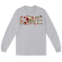 Moon Dust Skull love Valentine's Day Long Sleeve Tee - FaDigitalArtStudio