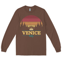 Chestnut venice italy   vintage retro italian travel souvenir gift pullover hoo Long Sleeve Tee - longCreatives