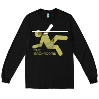Black The Backrooms graphic Long Sleeve Tee - longCreatives