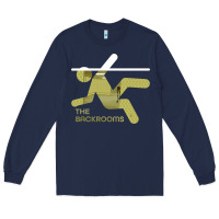 Navy The Backrooms graphic Long Sleeve Tee - longCreatives