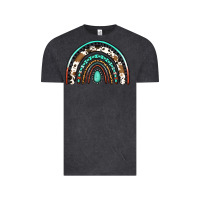 Vintage Black blessed western rainbow Vintage Tee - Jasminsmagicworld
