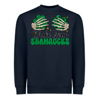 Navy shake your shamrocks Heavyweight Sweatshirt - CowhideDigitalArt