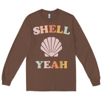 Chestnut vintage retro shell yeah beach tropical vacation gifts t shirt Long Sleeve Tee - longCreatives