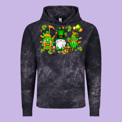 St. Patrick's Day Gnomes Vintage Hoodie Designed By Oliviacreatesart