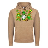 Vintage Coffee St. Patrick's Day gnomes Vintage Hoodie - OliviaCreatesArt