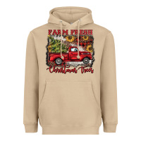 Mushroom farm fresh christmas trees Heavyweight Hoodie - BarkalooDesign