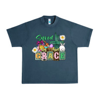 Midnight Navy Saved by his grace Easter Urban Heavy Tee - CowGirlArtShop