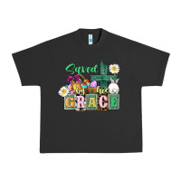 Pigment Black Saved by his grace Easter Urban Heavy Tee - CowGirlArtShop