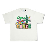 Pistachio Saved by his grace Easter Urban Heavy Tee - CowGirlArtShop