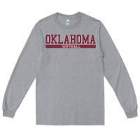 Heather Grey Oklahoma Softball Long Sleeve Tee - longCreatives