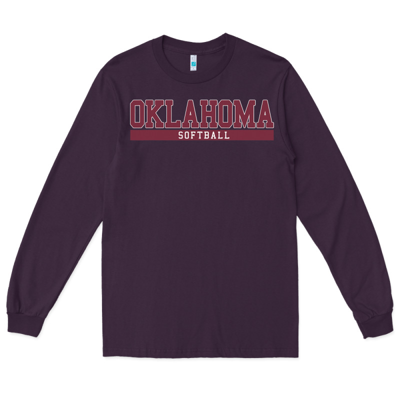Oklahoma Softball Long Sleeve Tee by longCreatives | Teevron
