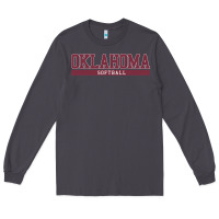 Smoke Oklahoma Softball Long Sleeve Tee - longCreatives