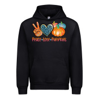Black peace love pumpkins Urban Hoodie - AdoDesignShop