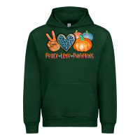 Foreset Green peace love pumpkins Urban Hoodie - AdoDesignShop