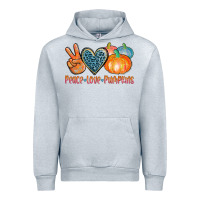 Heather Grey peace love pumpkins Urban Hoodie - AdoDesignShop